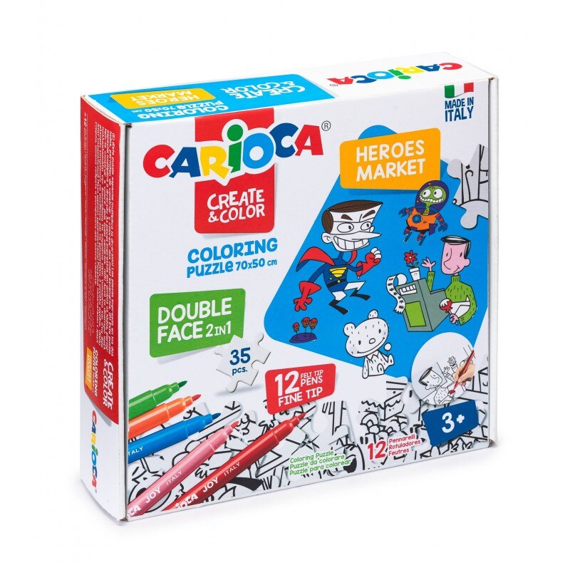 Set Puzzle si 12 Carioci Heroes&Market Carioca