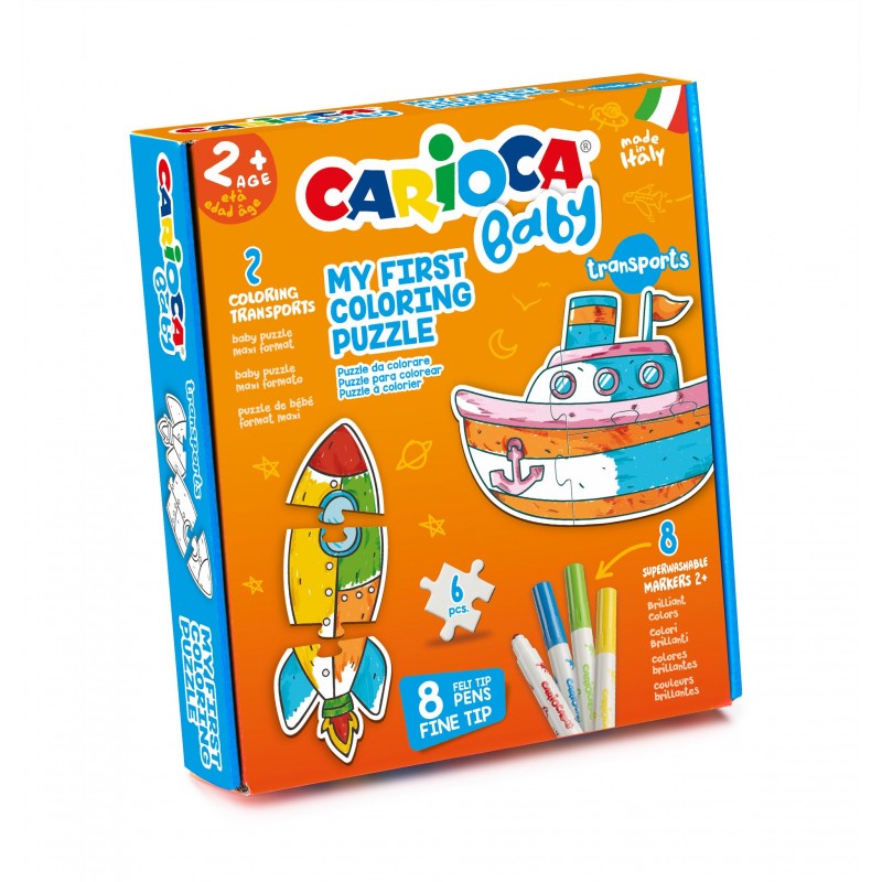 Set Puzzle si 8 Carioci Transports Carioca Baby