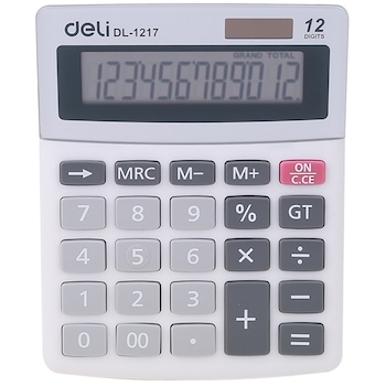 Calculator de birou Deli 1217, 12 digiti Calculator de birou Deli 1217, 12 digiti