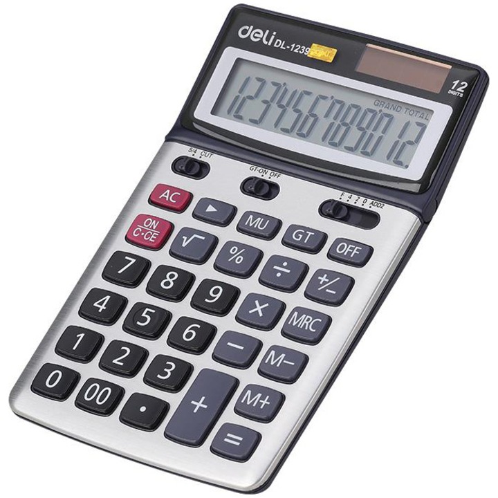Calculator de birou Deli 1239, 12 digiti