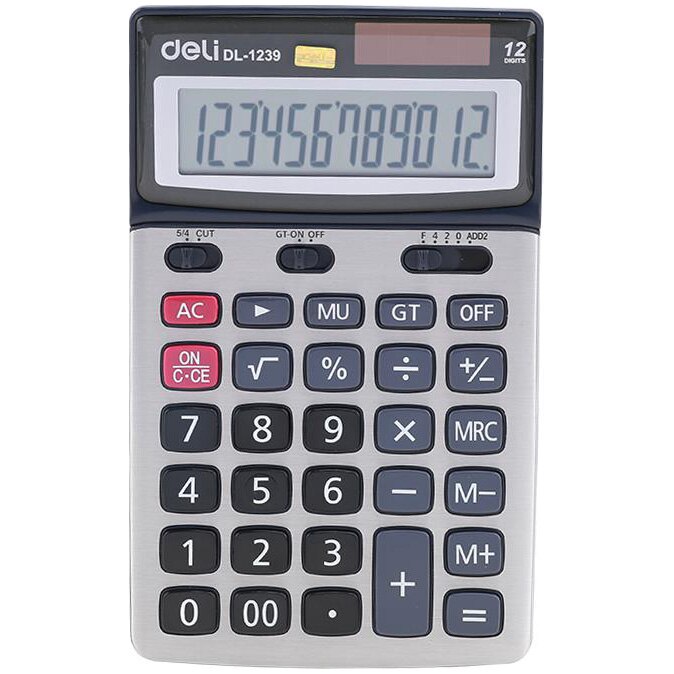Calculator de birou Deli 1239, 12 digiti