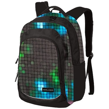 Rucsac Walker Fever, negru-albastru 36 x 13 x 47 cm Rucsac Walker Fever, negru-albastru 36 x 13 x 47 cm