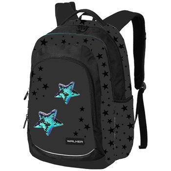 Rucsac Walker Sea Star, negru-turcoaz 36 x 13 x 47 cm Rucsac Walker Sea Star, negru-turcoaz 36 x 13 x 47 cm