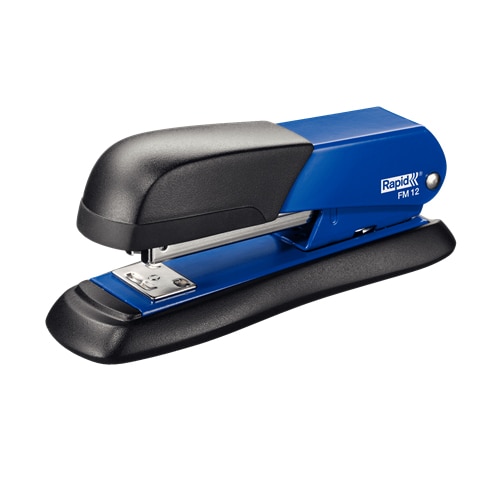 Capsator metalic Rapid FM12, 25 coli, capsare inchisa/deschisa, cutie, albastru