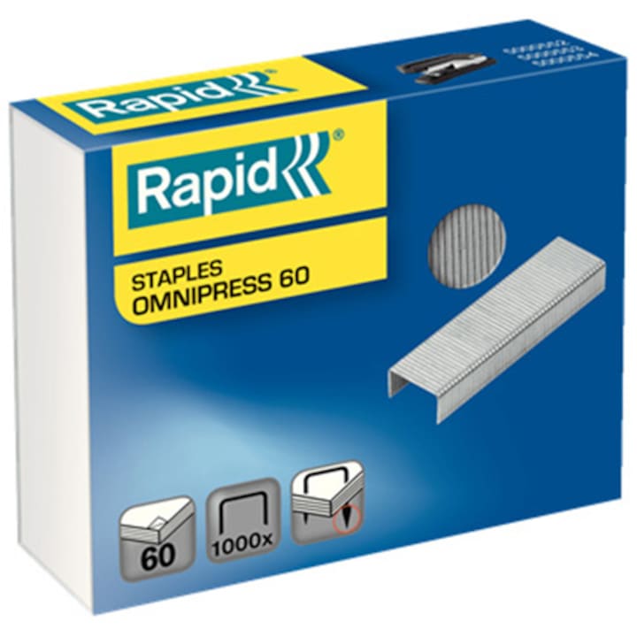 Capse Rapid Omnipress, 60 coli, 1000 buc/cutie