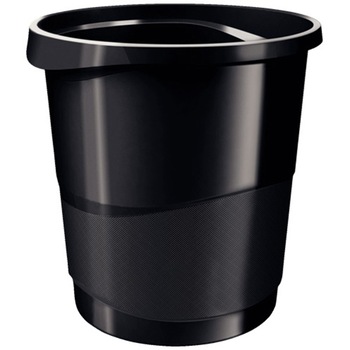 Cos hartii Esselte Europost VIVIDA, PP, 14l, negru Cos hartii Esselte Europost VIVIDA, PP, 14l, negru