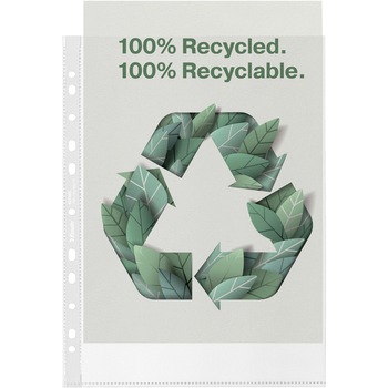 Folie de protectie Esselte Recycled, PP, A4, 70 mic, 100 buc/cutie, standard Folie de protectie Esselte Recycled, PP, A4, 70 mic, 100 buc/cutie, standard