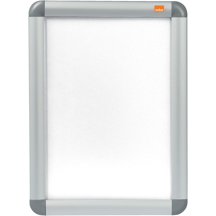 Rama pentru perete NOBO, aluminiu, cu clip, A4, gri