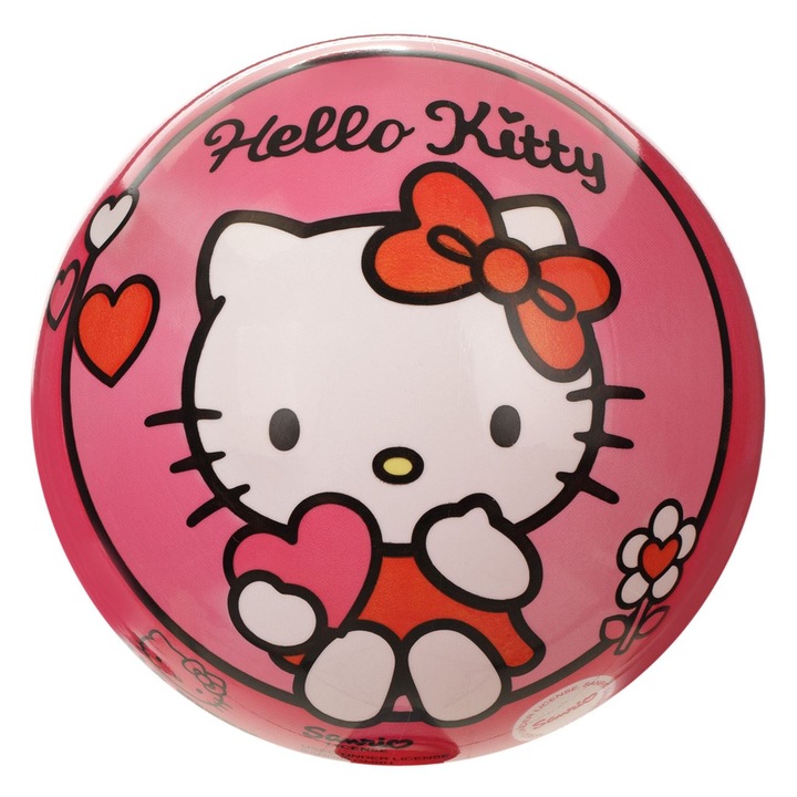 Strandlabda, Hello Kitty, Fukszia, 23cm, MYONNA IT & E- COMMERCE ®