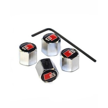 Set 4 Capacele Argintii Sline Ventil Valva Roata compatibil cu Audi Set 4 Capacele Argintii Sline Ventil Valva Roata compatibil cu Audi