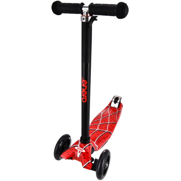 Trotineta de echilbru Enero Maxi Spider cu 3 roti, rosu