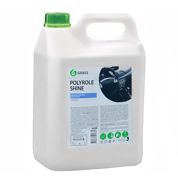 Solutie pentru lustruit piele, plastic, cauciuc Polyrole Shine GRASS 5 kg