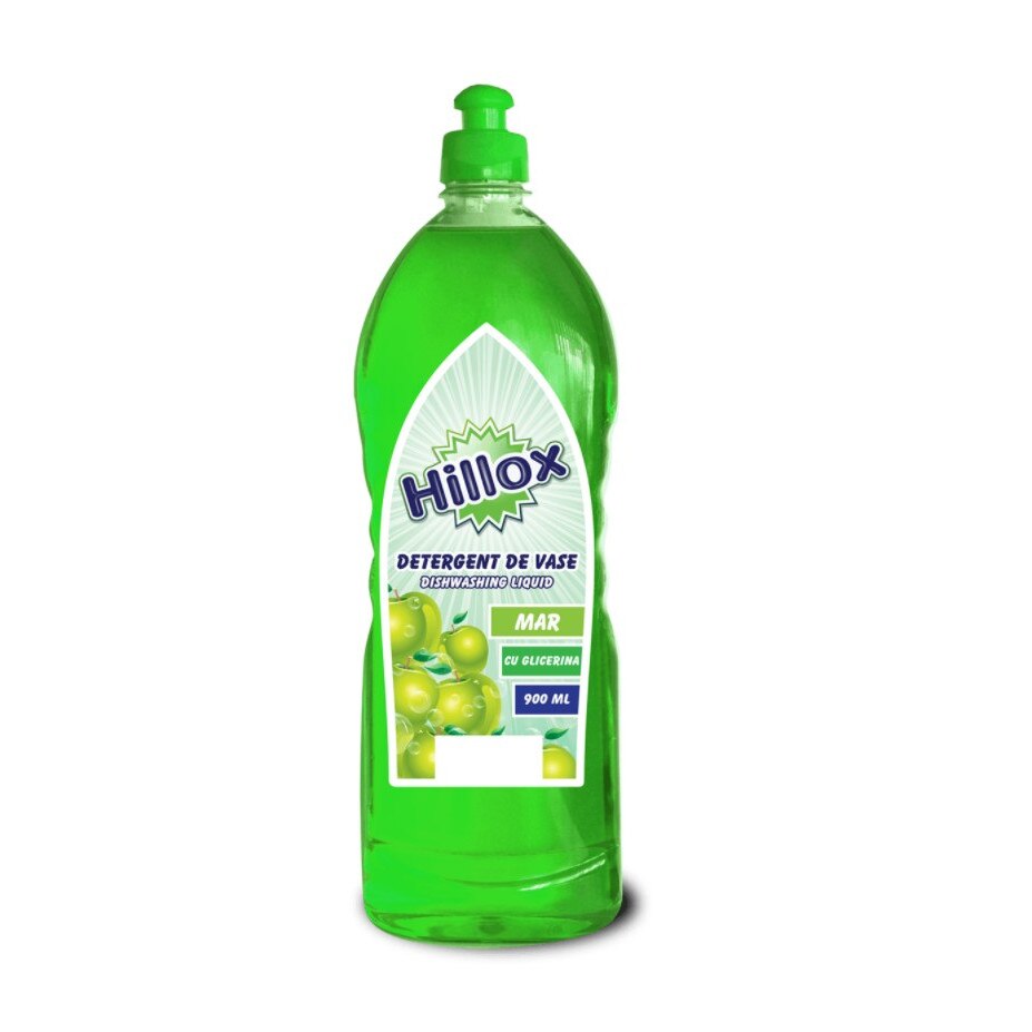 Detergent de vase lichid, 900 ml, mere, Hilliox