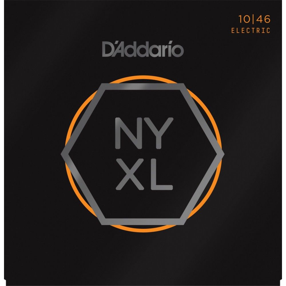 Set Corzi chitara electrica, D'Addario NYXLS1046, 10-46, Regular
