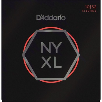 Set Corzi chitara electrica, D'Addario NYXL1052 , 10-52, Custom-Light Set Corzi chitara electrica, D'Addario NYXL1052 , 10-52, Custom-Light