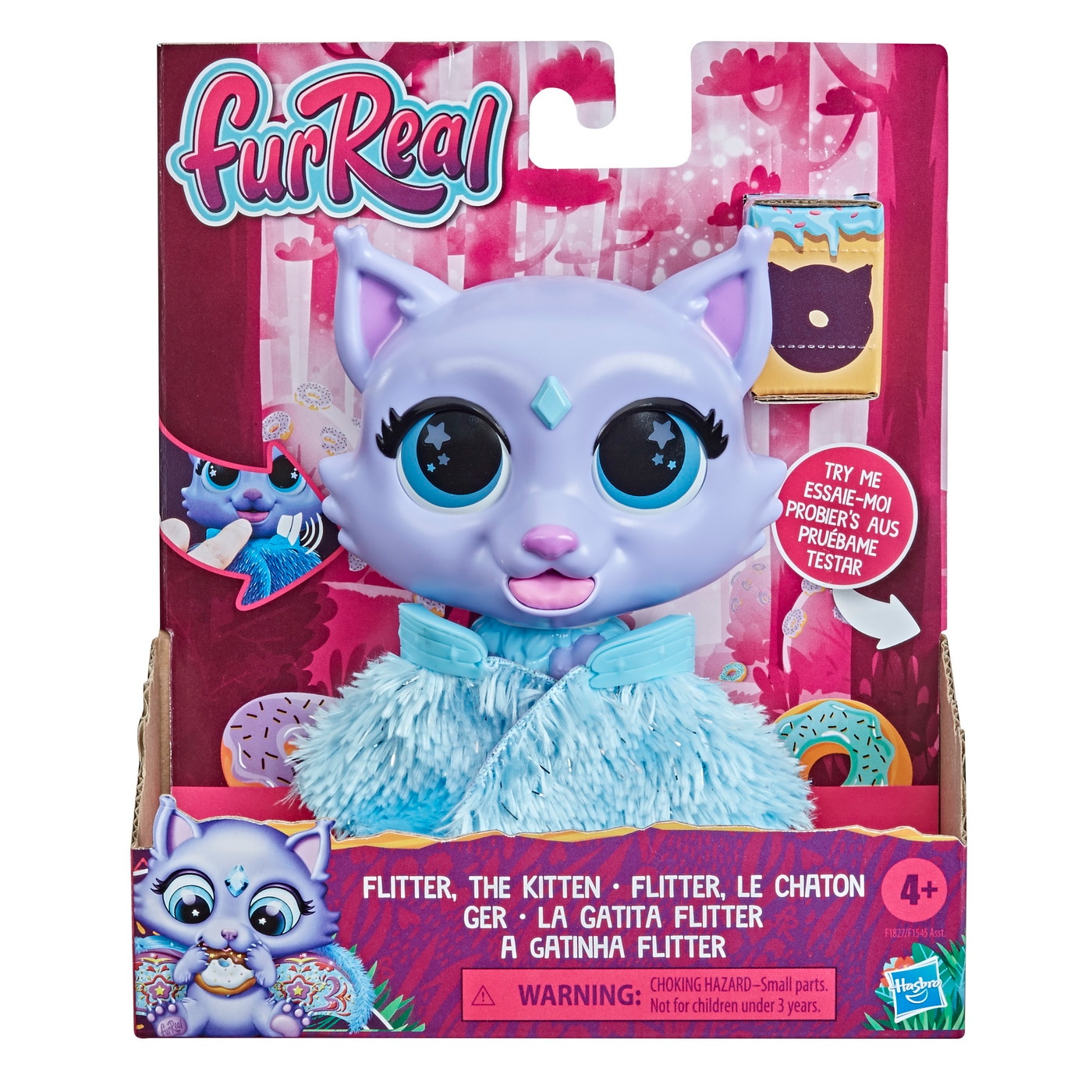 Jucarie interactive FurReal pisicuta Flitter fantastica si interactiva -  Fur Real Friends Multicolor