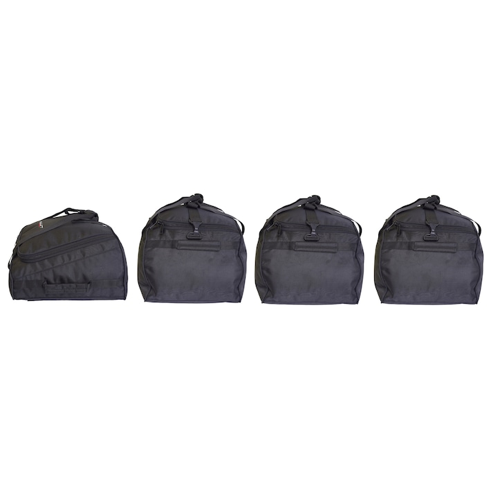 Set 4 Genti KJUST, Kjust Roofbox Bags, Universal, Negru