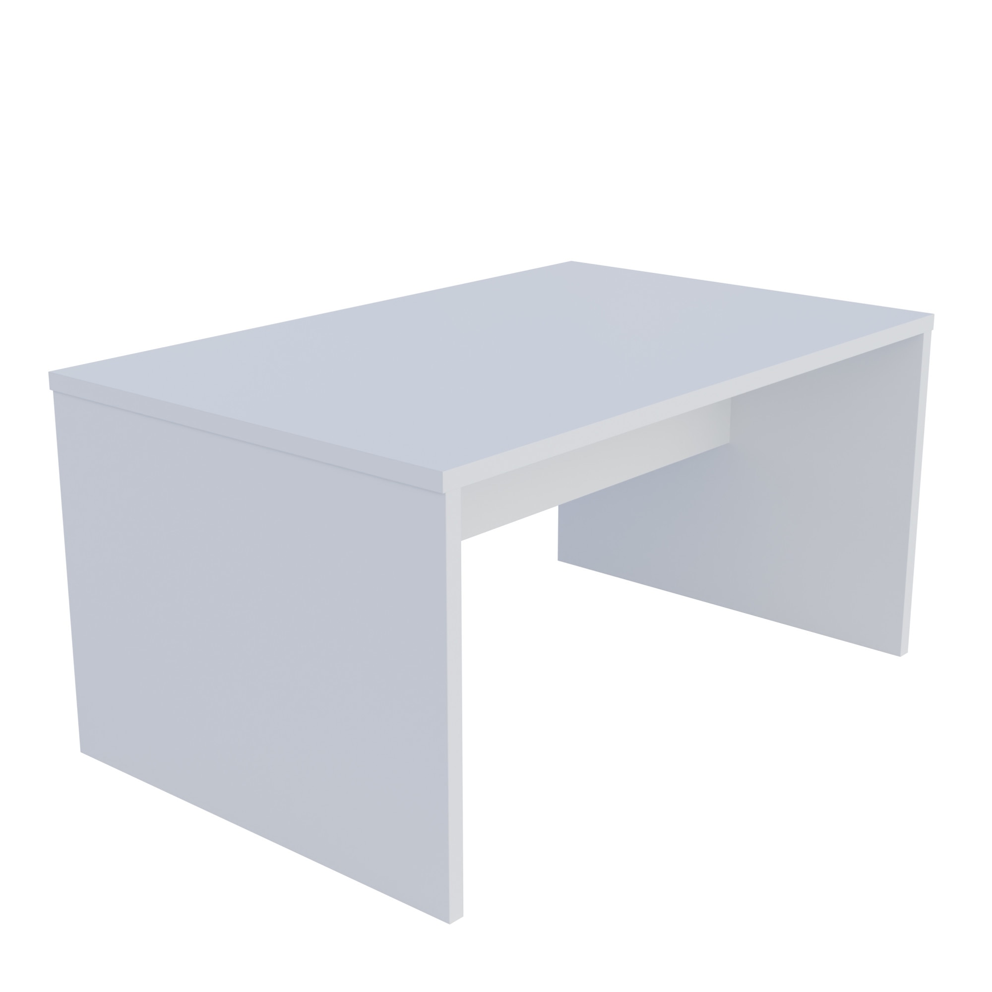 Masuta cafea pentru living, 80 cm x 51 cm x 40 cm, PAL Alb 18 mm