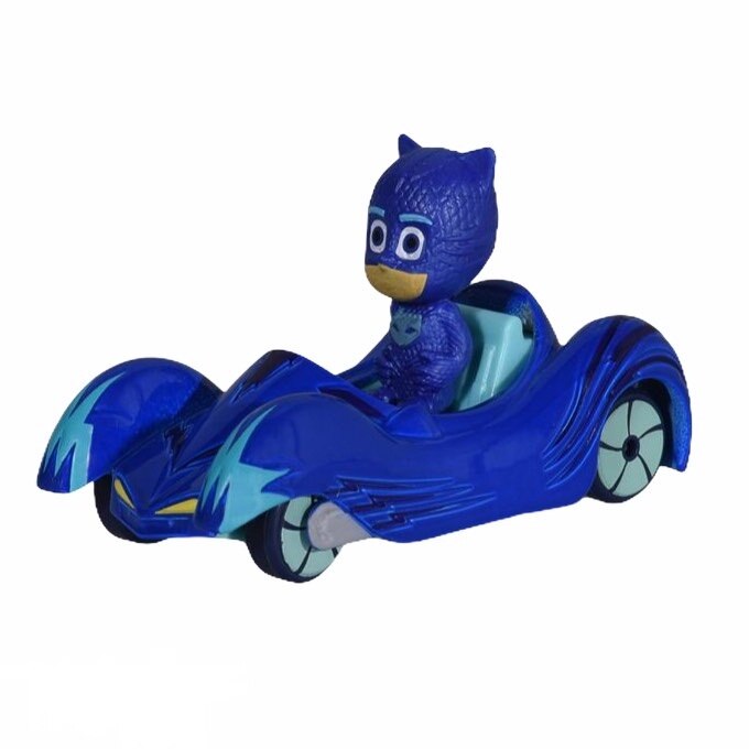 Masinuta Pj Masks Cat Lumi LUXURY®, albastru, metal, 7 x 3 x 5 cm