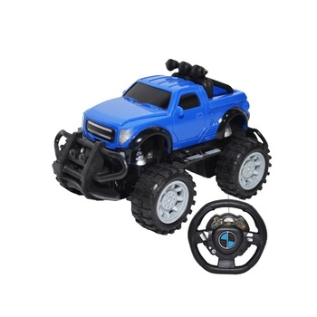 Jeep cu telecomanda volan , scara 1:43 , Albastru , 14 cm , 3 ani + Jeep cu telecomanda volan , scara 1:43 , Albastru , 14 cm , 3 ani +