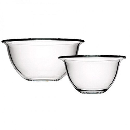 Set 2 vase termorezistente rotunde Borcam 1900-900 ml