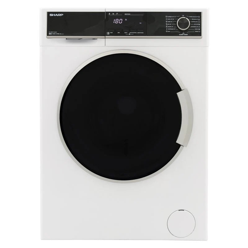 Masina de spalat rufe frontala SHARP ES-HFB812AWC, Motor Advanced Inverter, 8 kg, 1200 rpm, Clasa C, Alb