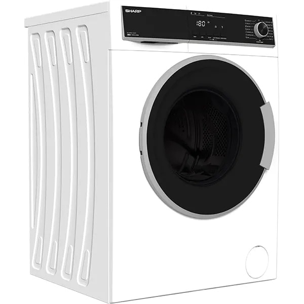 Masina de spalat rufe frontala SHARP ES-HFB812AWC, Motor Advanced Inverter, 8 kg, 1200 rpm, Clasa C, Alb