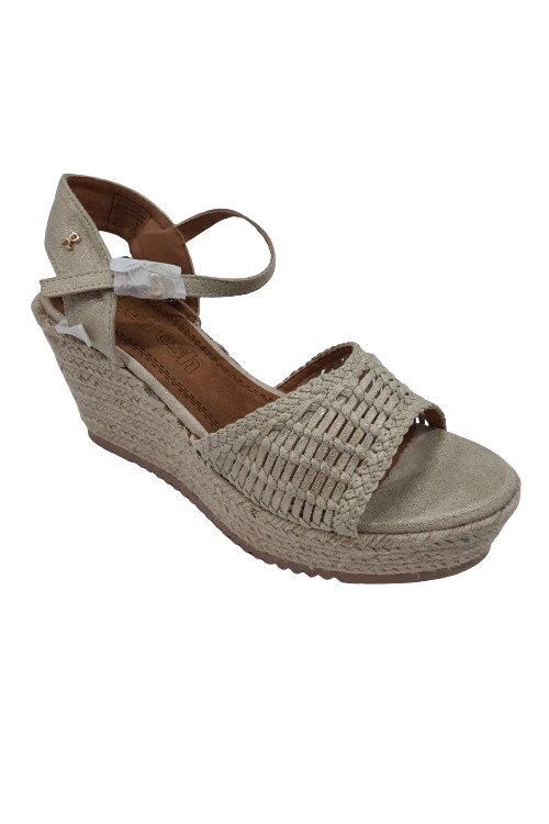 Pantofi dama, Refresh, Textil, Auriu, 39 EU