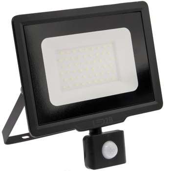 Proiector LED 50W, cu senzor de miscare, negru 6000K, 4000lm, Kobi Proiector LED 50W, cu senzor de miscare, negru 6000K, 4000lm, Kobi