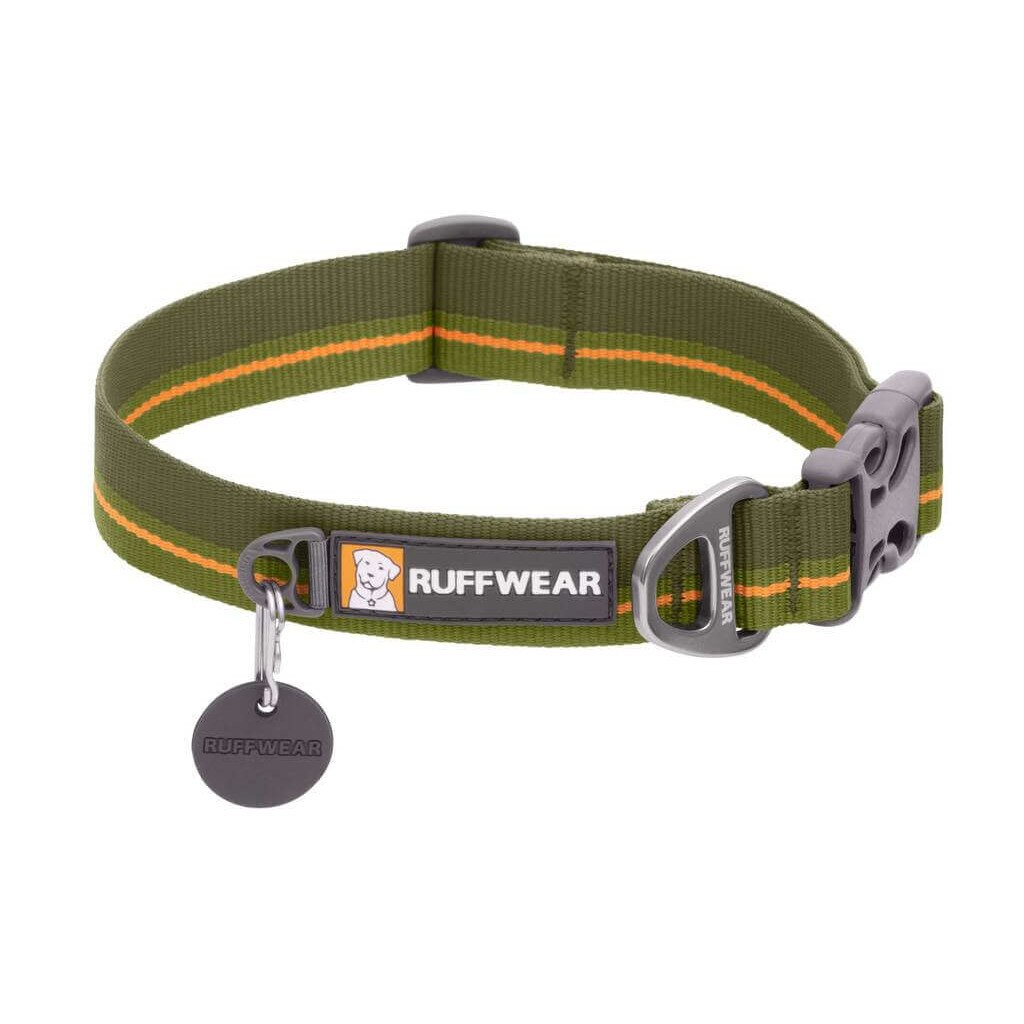 Zgarda Ruffwear Flat Out, Verde, Forest Horizon, 28-36cm
