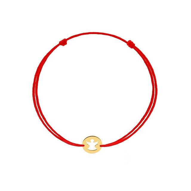 Bratara ban cu inger din aur 14k ARTOR BA11