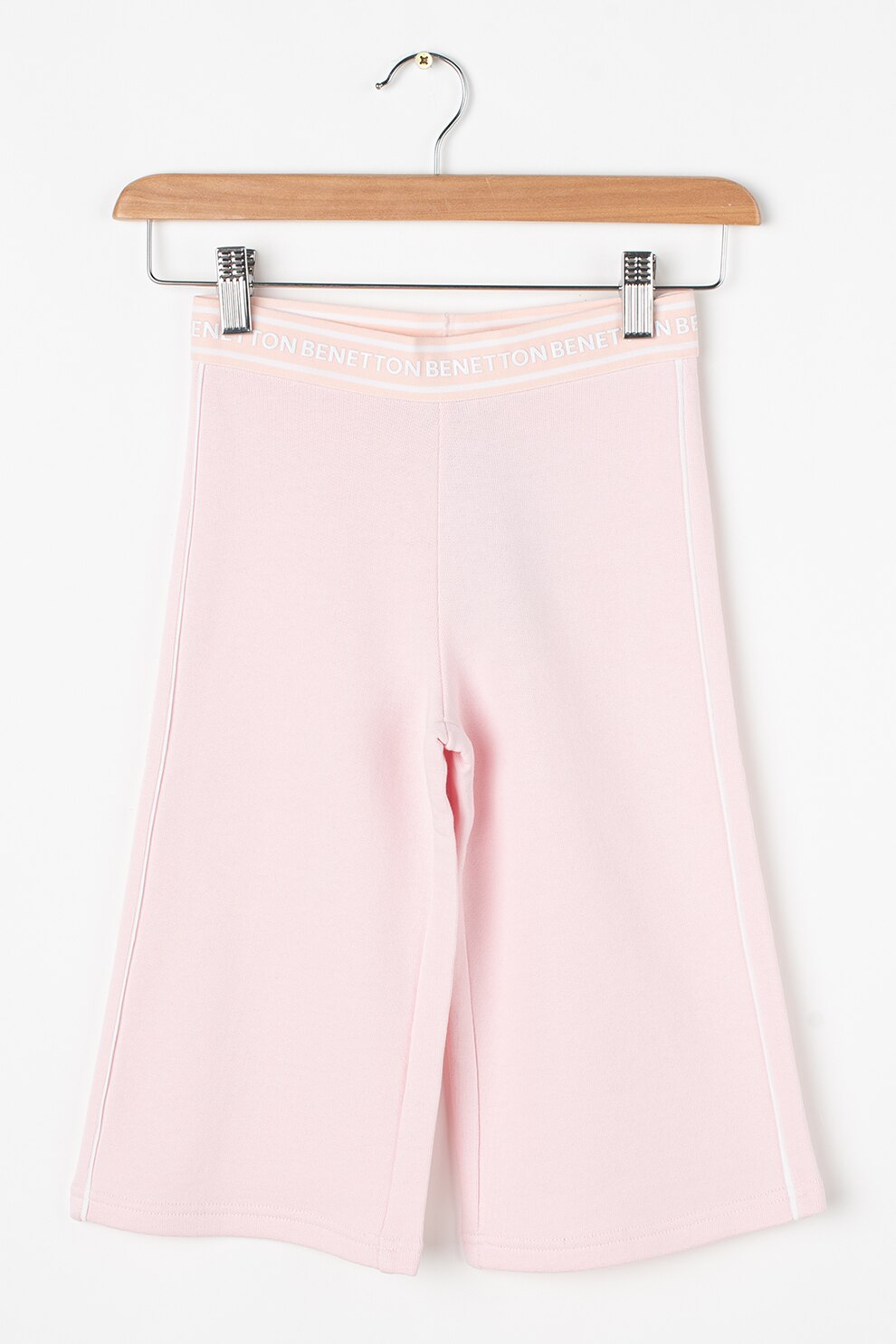 United Colors of Benetton, Pantaloni sport cu croiala ampla, Roz pal