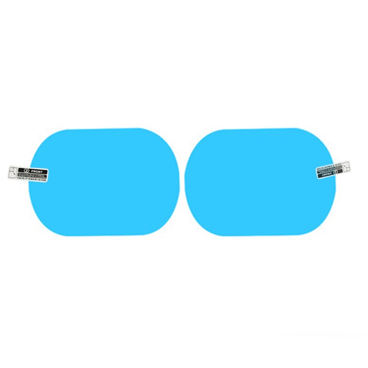 Autós tükörvédő fólia, 80x80 cm, Átlátszó, Páramentes, Fröccsenésgátló, Páramentes, Rugalmas