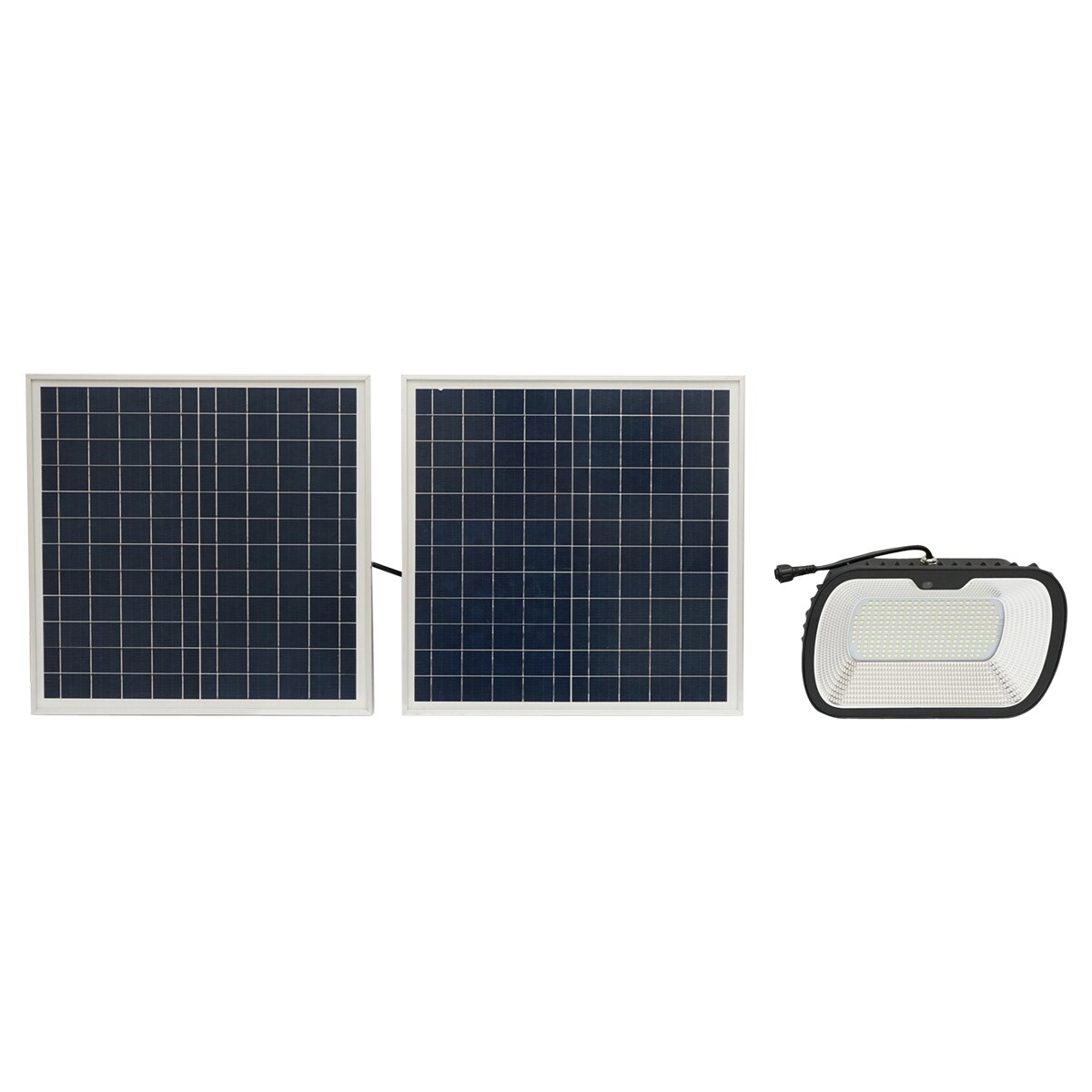 Lampa LED 240x0.5W cu panou solar 35W si baterie 7.4V/15Ah Breckner Germany