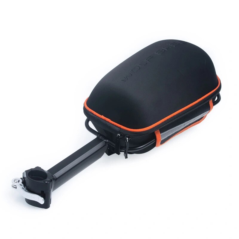 Geanta portbagaj impermeabila pentru bicicleta cu suport si husa