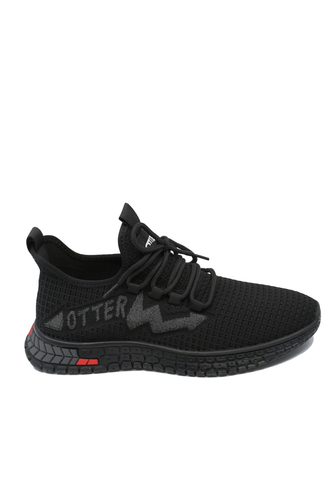 Sneakers Otter negri din material textil, 38 EU