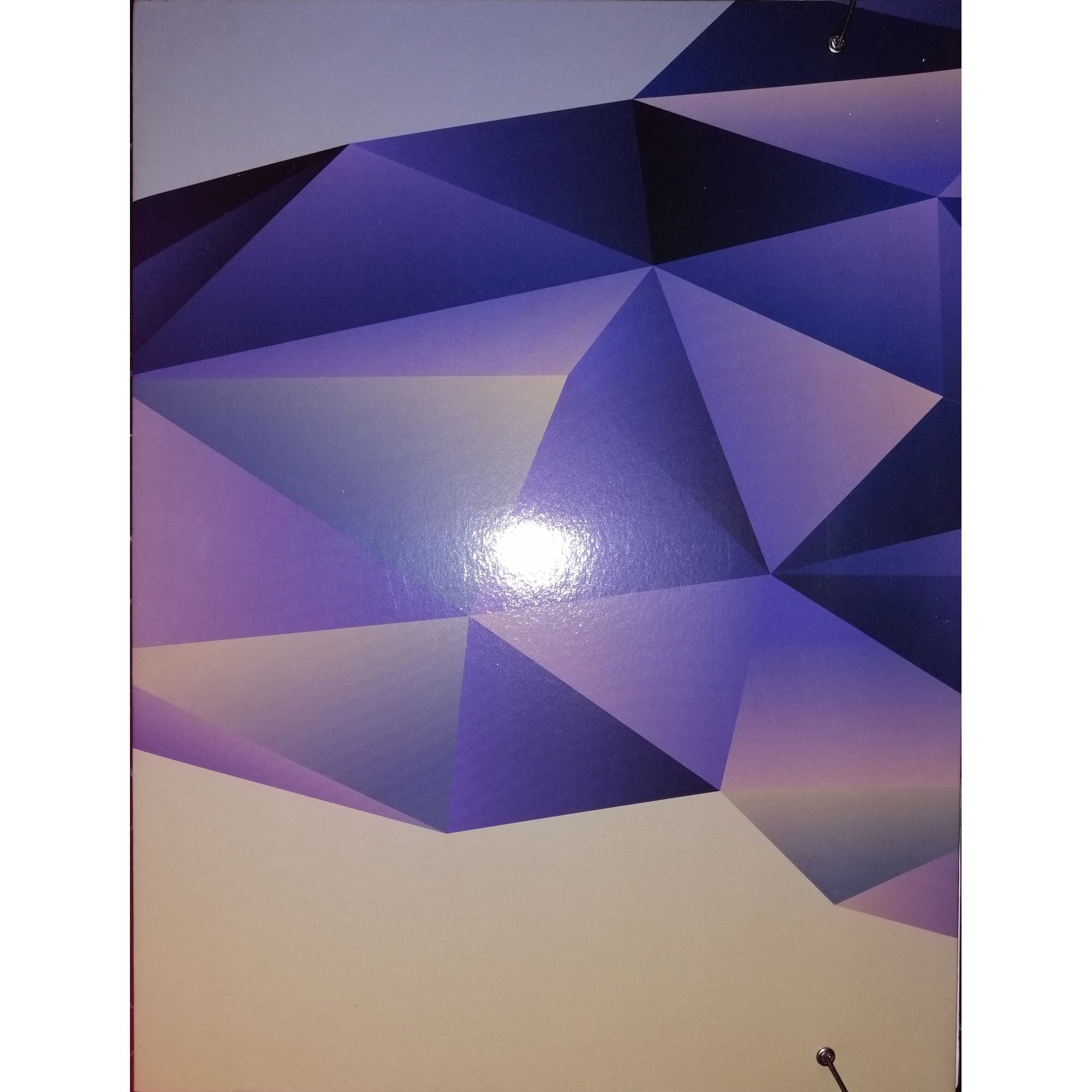 Mapa A3 cu model abstract geometric din carton plastifiat