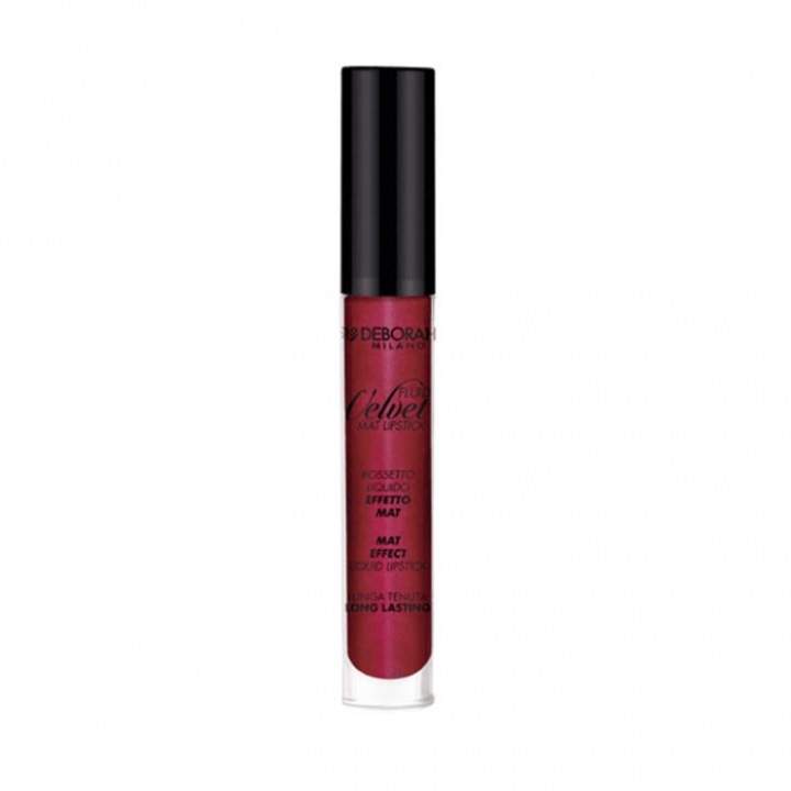Течно червило, Deborah, Milano Velvet, 50 Cherry, 4.5 g