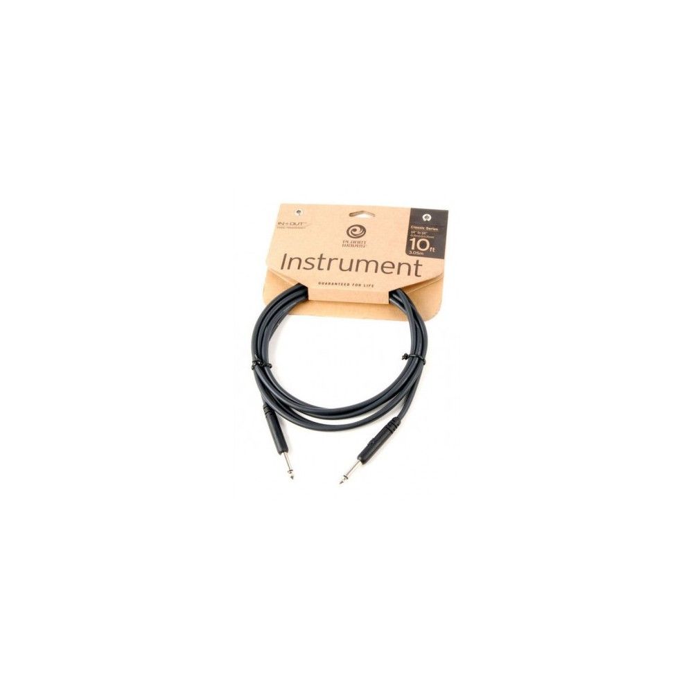 Cablu Chitara, Planet Waves PW-CGT-10 , 3m, Negru