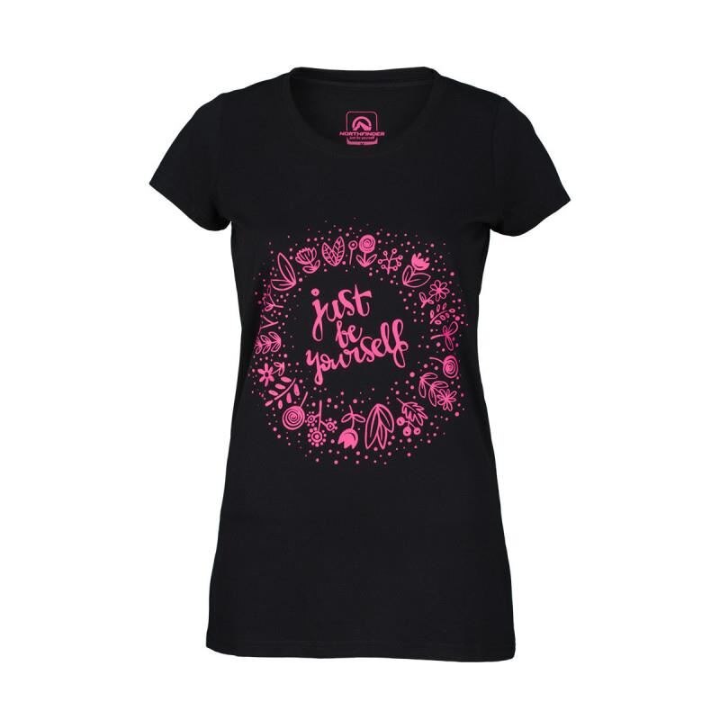 Tricou femei NORTHFINDER Kyndal TR-4538OR, Negru, M