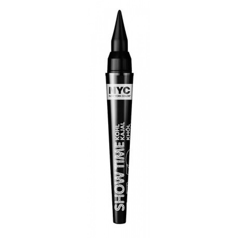 Creion de ochi Nyc Show Time Kohl Kajal Eyeliner, 001 True Black
