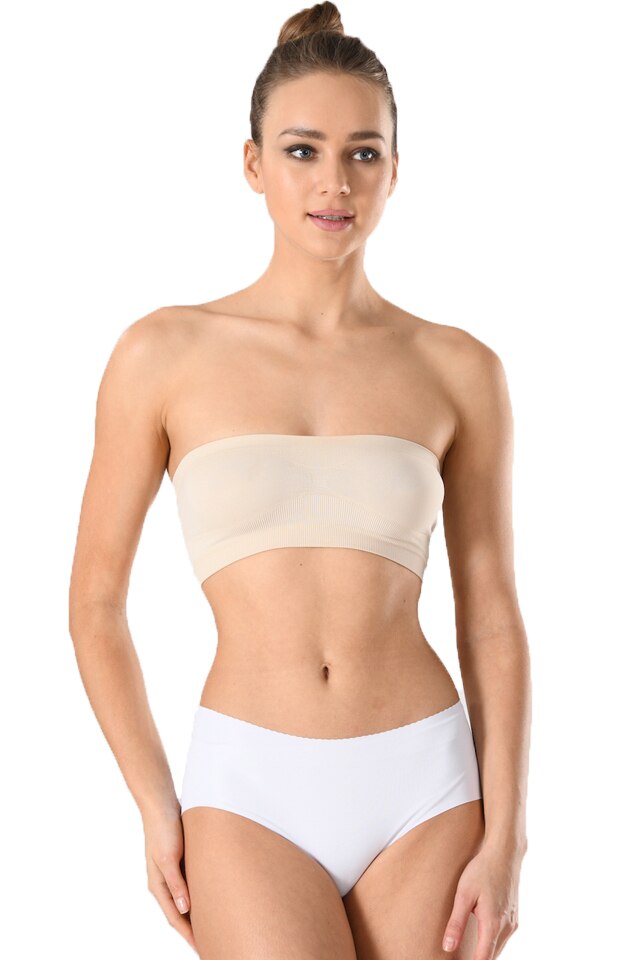 Chiloti dama fara cusatura Serena, model 12596, Alb