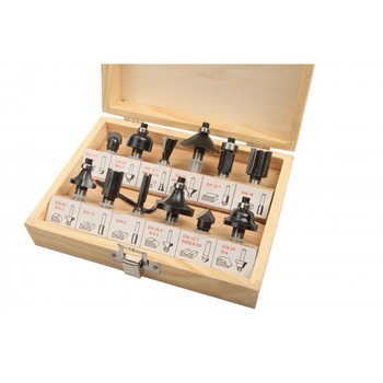 Set de 12 varfuri de freza din carburi Set de 12 varfuri de freza din carburi