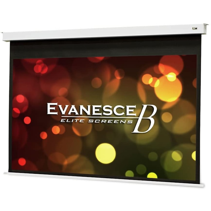 EliteScreens Evanesce B elektromos vetítővászon, 265,7 x 149,4 cm, süllyesztett mennyezet, 16:9 formátum