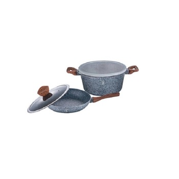 Set oala cu capac si tigaie Berlinger Haus BH 6199, din aluminiu forjat Forest Line Collection Set oala cu capac si tigaie Berlinger Haus BH 6199, din aluminiu forjat Forest Line Collection