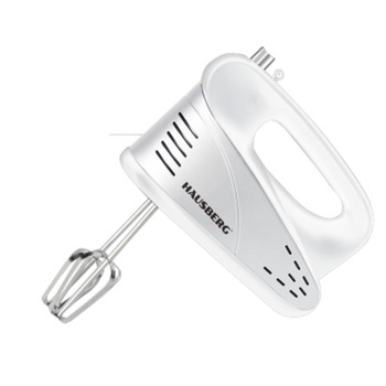 Mixer de mana, 5 trepte de viteza, culoare alb SKY4210AB Mixer de mana, 5 trepte de viteza, culoare alb SKY4210AB