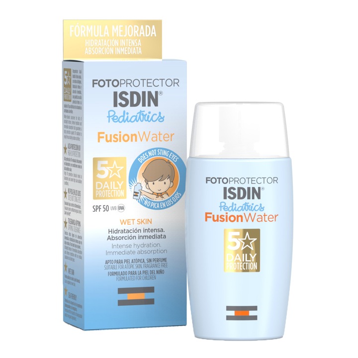 Crema de fata pentru copii ISDIN Pediatrics, SPF 50, pentru protectie solara, 50 ml