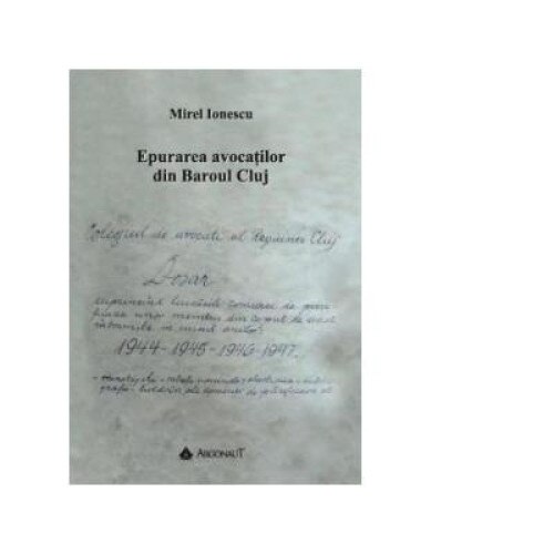 Epurarea Avocatilor din Baroul Cluj, Mirel Ionescu