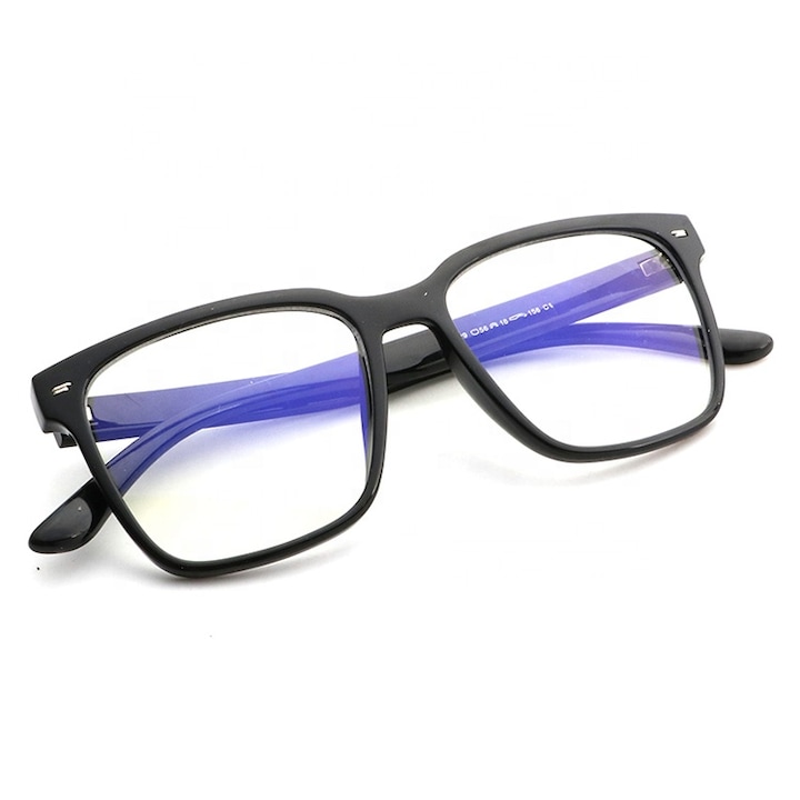 Ochelari protectie calculator, telefon, tableta, pentru gaming, antireflex, anti-blue light, fara dioptrii cu lentile transparente