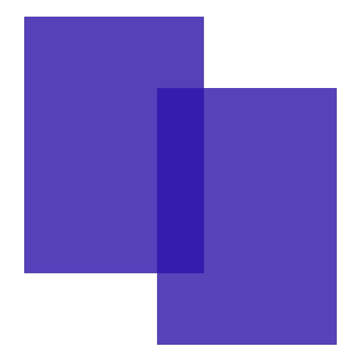 Цветни прозрачни корици за подвързване PVC, Attractive, A4, 150 микрона, сини, 100 бр